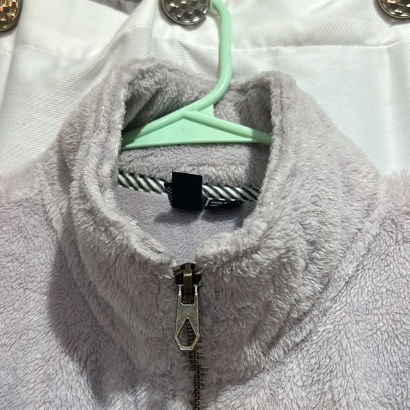 VOLCOM Plush Full Zip Sweater Light Purple Size Small Women’s - Picture 3 of 6